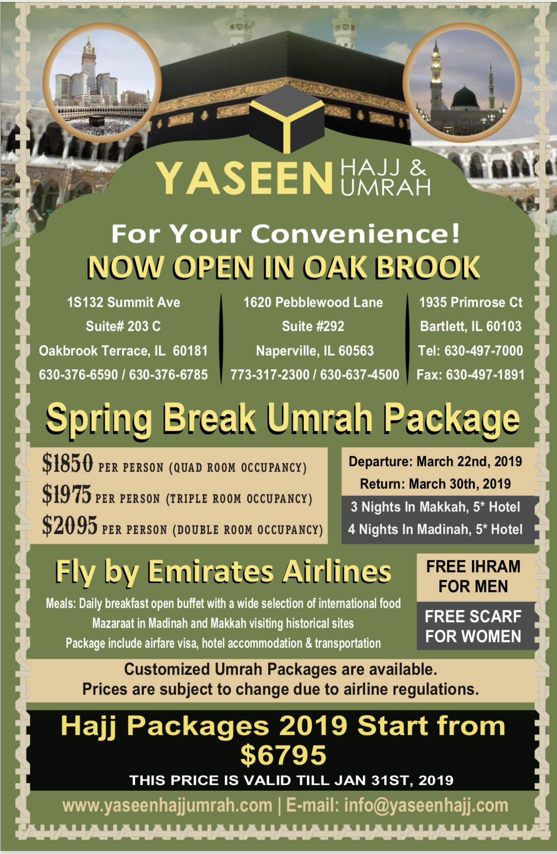 Umrah Package 2022 - Yaseen Hajj & Umrah Tours